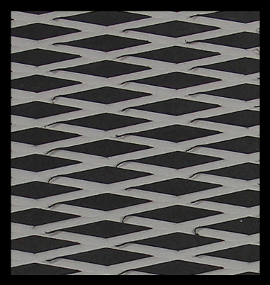 40_ x 62_ (usable- 37_ x 58_) 2-Tone Cut Diamond Black on Gray